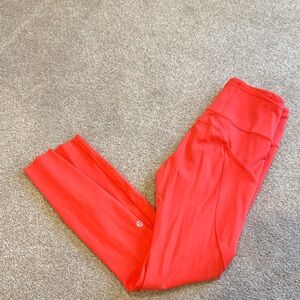 lululemon athletica Red Leggings